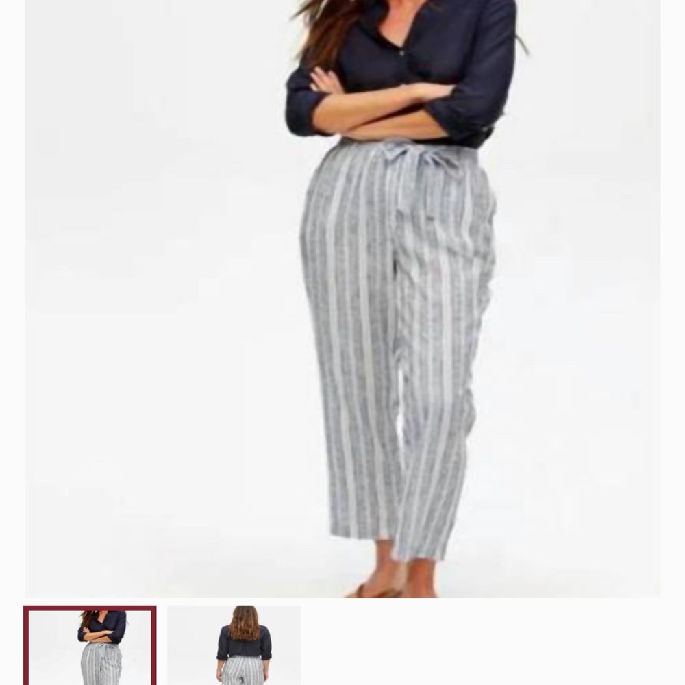 Michael Stars Striped High Waisted Pants